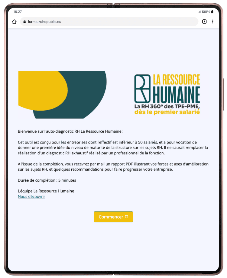 Autodiagnostic RH gratuit pour les TPE et PME de moins de 50 salariés